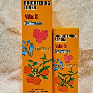 DEARBOO Vita C & Hyaluronic - Brightening Toner & Serum Set